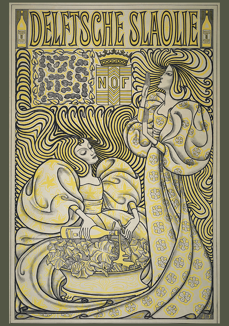 Historische Delftsche Slaolie-affiche