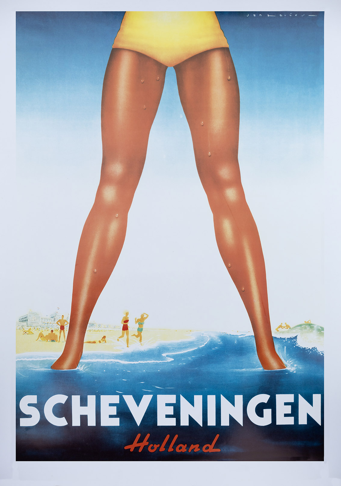 Vintage Scheveningen-poster